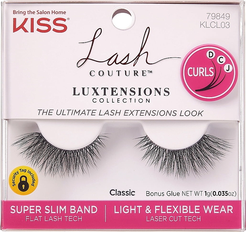 Накладные ресницы - Kiss Lash Couture LuXtensions Eyelash Band Classic — фото N1