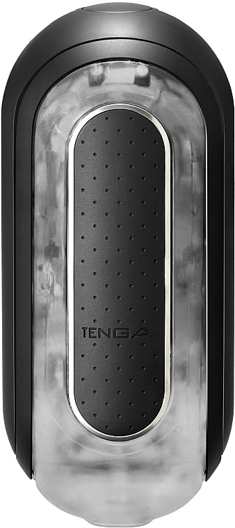 Мастурбатор зі змінною інтенсивністю, розкладний, 18х7.5, чорний - Tenga Flip Zero Electronic Vibration Black — фото N2