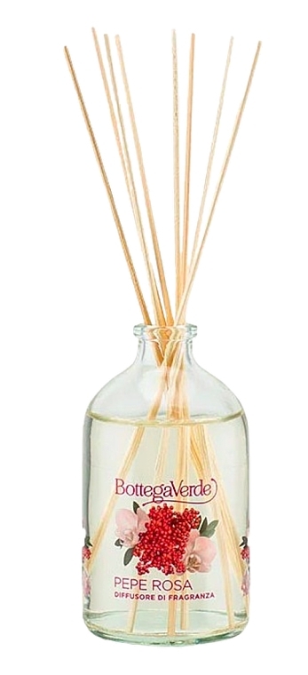 Аромадиффузор с ароматом розового перца и бергамота - Bottega Verde Reed Diffuser  — фото N1