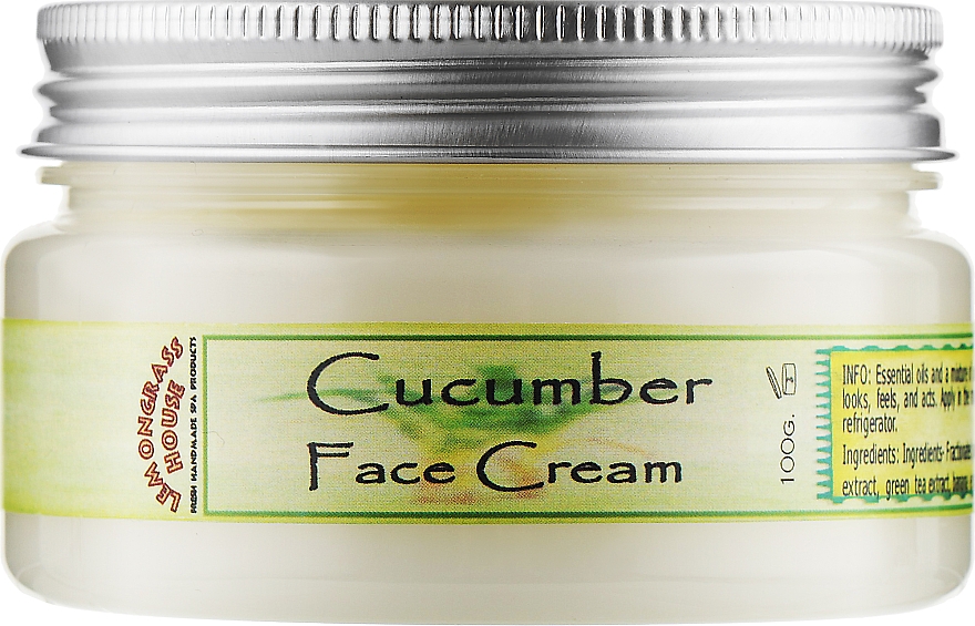 Крем для лица "Огуречный" - Lemongrass House Cucumber Face Cream — фото N1