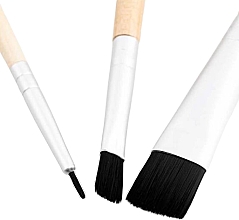 Набор кистей для макияжа, 3 шт. - Namaki Make-up Brushes Set — фото N2