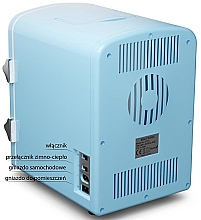Косметичний міні-холодильник, блакитний - Fluff Cosmetic Fridge — фото N5