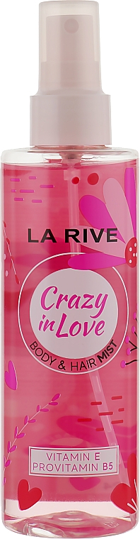 Парфюмированный спрей для волос и тела "Crazy in Love" - La Rive Body & Hair Mist