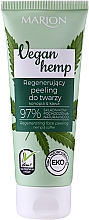 Духи, Парфюмерия, косметика Пилинг для лица "Конопля и кофе" - Marion Vegan Hemp Face Peeling 97%