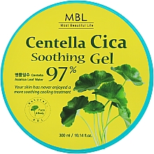 Успокаивающий гель - MBL Centella Cica Soothing Gel — фото N1