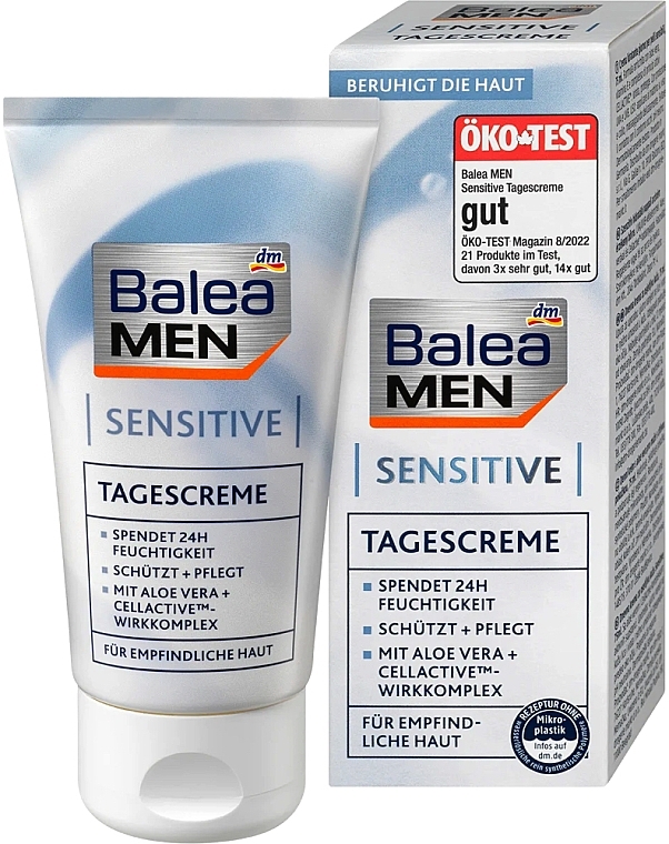 Денний крем для чутливої шкіри - Balea Men Sensitive Cream — фото N1