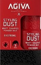 Пудра для волосся - Agiva Styling Dust Powder Wax Exstrong Red — фото N2
