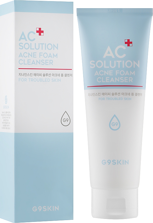 Пінка для вмивання для проблемної шкіри - G9Skin AC Solution Acne Foam Cleanser — фото N2