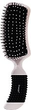 Щітка для волосся 9013, бежево-чорна - Donegal Cushion Hair Brush — фото N1