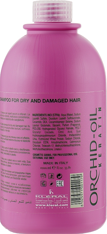 Шампунь для сухого і пошкодженого волосся - Kleral System Dry and Damaged Hair Shampoo — фото N4