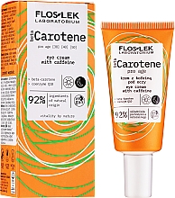Крем для кожи вокруг глаз - Floslek Beta Carotene Cream Under Eye With Caffeine — фото N2