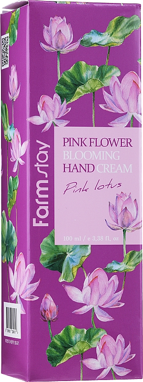 Крем для рук с экстрактом лотоса - FarmStay Pink Flower Blooming Hand Cream Pink Lotus — фото N2