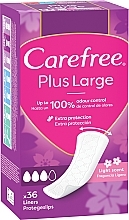 Парфумерія, косметика Щоденні гігієнічні прокладки, 36 шт - Carefree Plus Large Light Scent