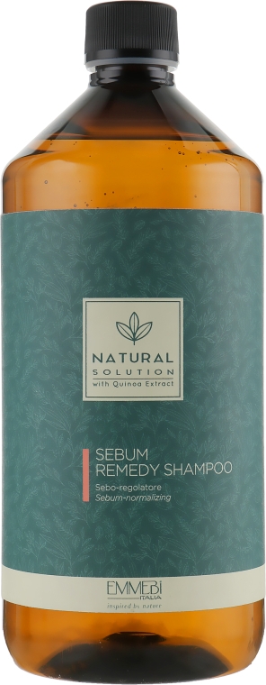 Шампунь себонормализующий - Emmebi Italia Natural Solution Sebum Remedy Shampoo — фото N3