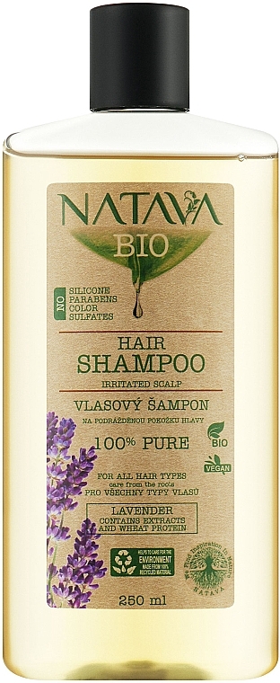 Шампунь для волосся "Лаванда" - Natava — фото N1