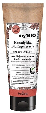 Биокрем для рук "Красный клен" - Farmona My’Bio Canadian Regeneration Hand Bio-Cream — фото N1