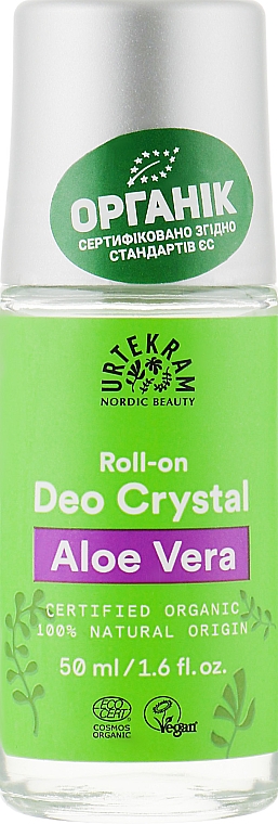 Роликовый дезодорант "Алоэ вера" - Urtekram Deo Crystal Aloe Vera — фото N1