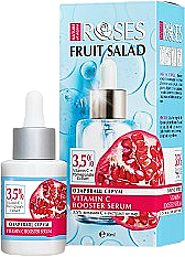Освітлювальна бустерна сироватка для обличчя - Nature of Agiva Roses Fruit Salad Vitamin C Booster Serum