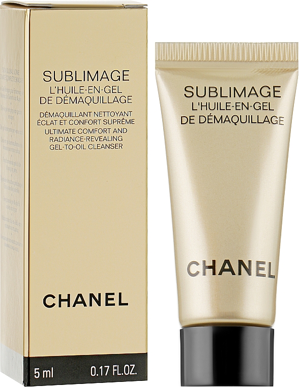 Очищающее гель-масло для снятия макияжа с лица и глаз - Chanel Sublimage L'Huile-En-Gel De Demaquillage (пробник)