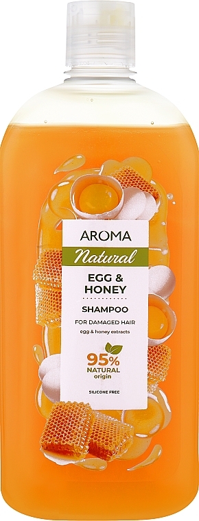 Шампунь для волос "Яичный" - Aroma Natural Egg Shampoo — фото N3
