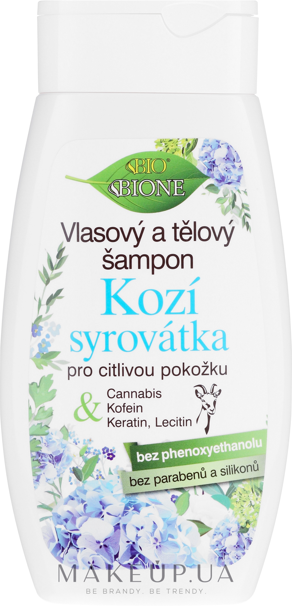Шампунь для волосся - Bione Cosmetics Goat Milk Hair And Body Shampoo — фото 260ml