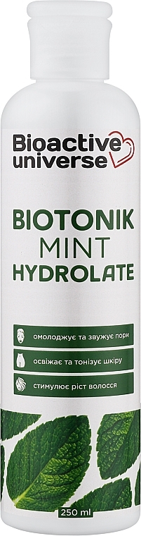 Тоник-гидролат "Мята" - Bioactive Universe Biotonik Hydrolyte — фото N1