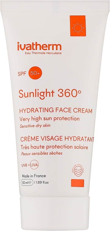 SUNLIGHT солнцезащитный увлажняющий крем SPF50 - Ivatherm Sunlight Hydrating Face Cream SPF50