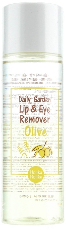 Средство для удаления макияжа с глаз и губ с маслом оливы - Holika Holika Daily Garden Olive Lip&Eye Remover — фото N1