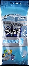 Одноразові станки для гоління, 4 шт. - Wilkinson Sword Everyday 3 Men — фото N1