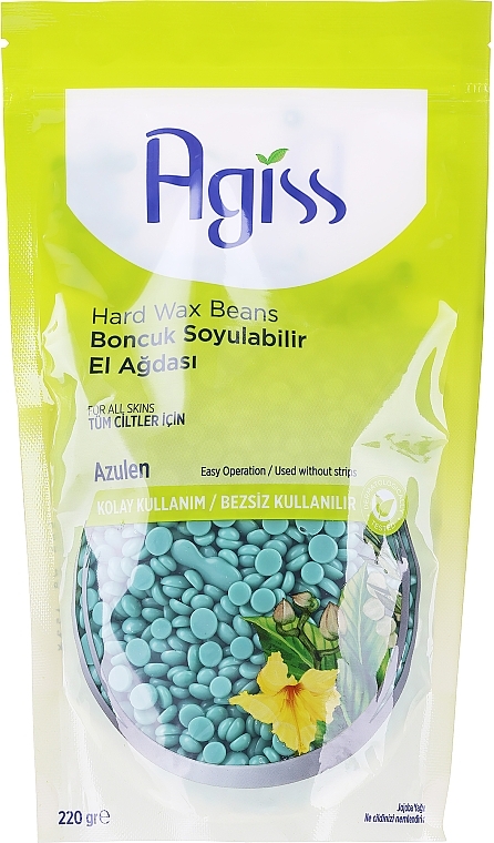 Воск для депиляции в гранулах "Azulen", фольга - Agiss Depilation Wax — фото N1
