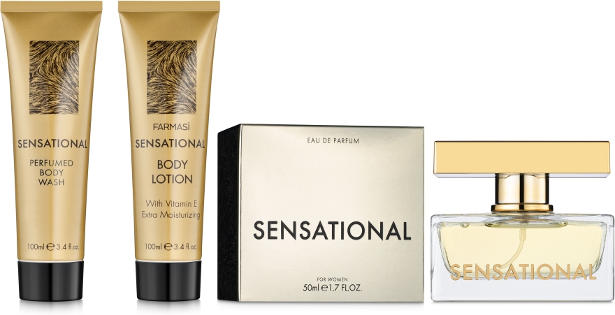 Farmasi Sensational - Набор (edp/50ml + sh/gel/100ml + b/lot/100ml)