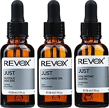 Набор сывороток по уходу за жирной кожей лица - Revox B77 Just Oil (f/serum/3x30ml) — фото N2
