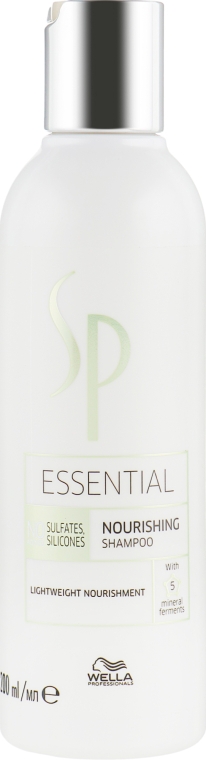 Питательный шампунь без утяжеления - Wella SP Essential Nourishing Shampoo