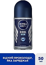 Антиперспирант "Заряд прохлады", шариковый - NIVEA MEN Cool Kick Anti-Perspirant — фото N2