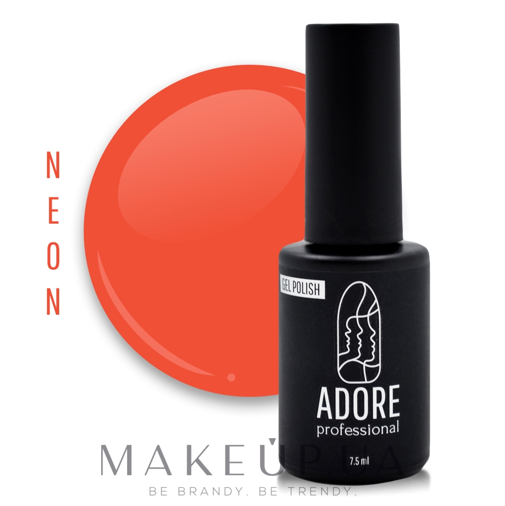 Неоновий гель-лак для нігтів - Adore Professional Gel Polish — фото 01 - Orange