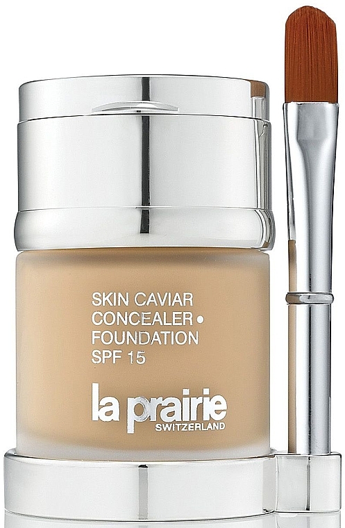 Тональное средство с икорным экстрактом - La Prairie Skin Caviar Concealer Foundation SPF15 — фото N2
