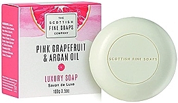 Мыло "Розовый грейпфрут и аргановое масло" - Scottish Fine Soaps Pink Grapefruit & Argan Luxury Soap — фото N1