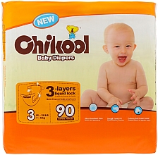 Духи, Парфюмерия, косметика Подгузники Chikool Basic 3 (7-13кг) 90шт - Chikool