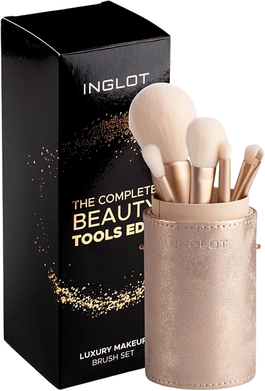 Набір пензлів для макіяжу, 6 шт. - Inglot The Complete Beauty Tools Edit — фото N1