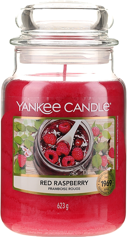 Ароматическая свеча "Малина" в банке - Yankee Candle Jar Red Raspberry — фото N3