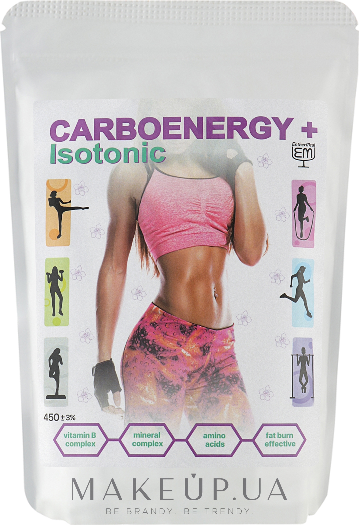 Изотоник "Ягодный" - EntherMeal Nutrition Isotonic Carboenergy Plus — фото 450g