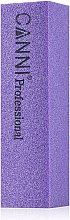 Баф для ногтей, 120/120 фиолетовый - Canni — фото N1