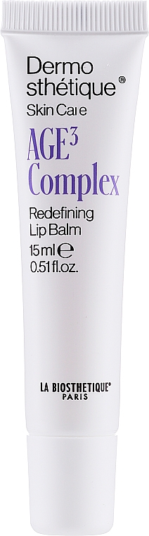 Регенерувальний зволожувальний бальзам для губ - La Biosthetique Dermosthetique AGE 3 Redefining Lip Balm — фото N2