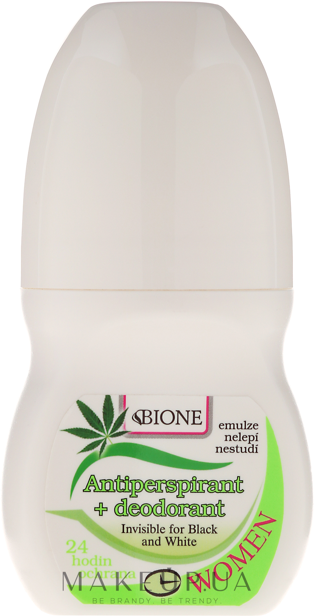 Антиперспірант для жінок  - Bione Cosmetics Antiperspirant + Deodorant Green — фото 80ml
