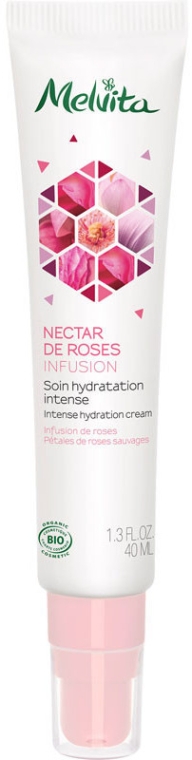 Интенсивный увлажняющий крем для лица "Розовый нектар" - Melvita Nectar De Rose Intense Hydration Cream — фото N1