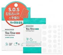 Парфумерія, косметика Точкові патчі від прищів - Bring Green Tea Tree S.O.S Spot Patch
