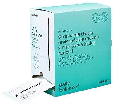 Пищевая добавка для снижения стресса - Sundose Daily Balance Stress Suplement Diety Green — фото N1