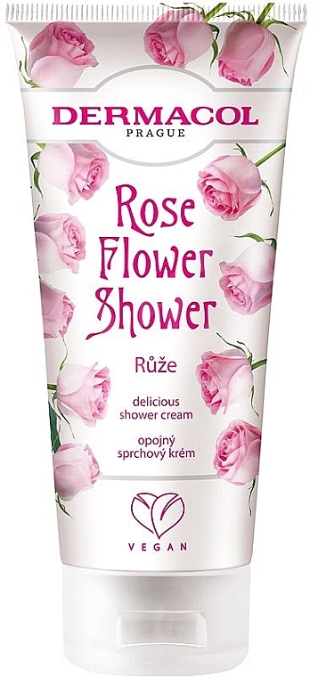 Крем для душу "Троянда" - Dermacol Rose Flower Shower Cream — фото N1