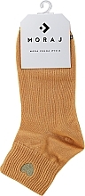 Жіночі шкарпетки, CSL200-895, чорні з сердечком - Moraj — фото N1