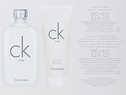 Calvin Klein CK One - Набор (edt/100ml + sh/g/100ml) — фото N5